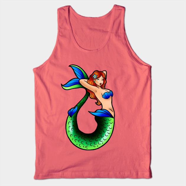 Classic Mermaid Tank Top by ReclusiveCrafts